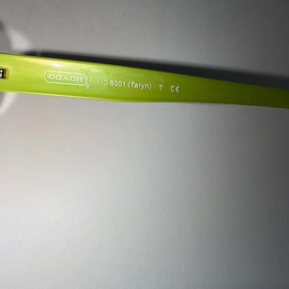 COACH TARYN Eyeglasses Frame HC5001 9020‎ 52-16-135 Silver Tortoise Green XT74